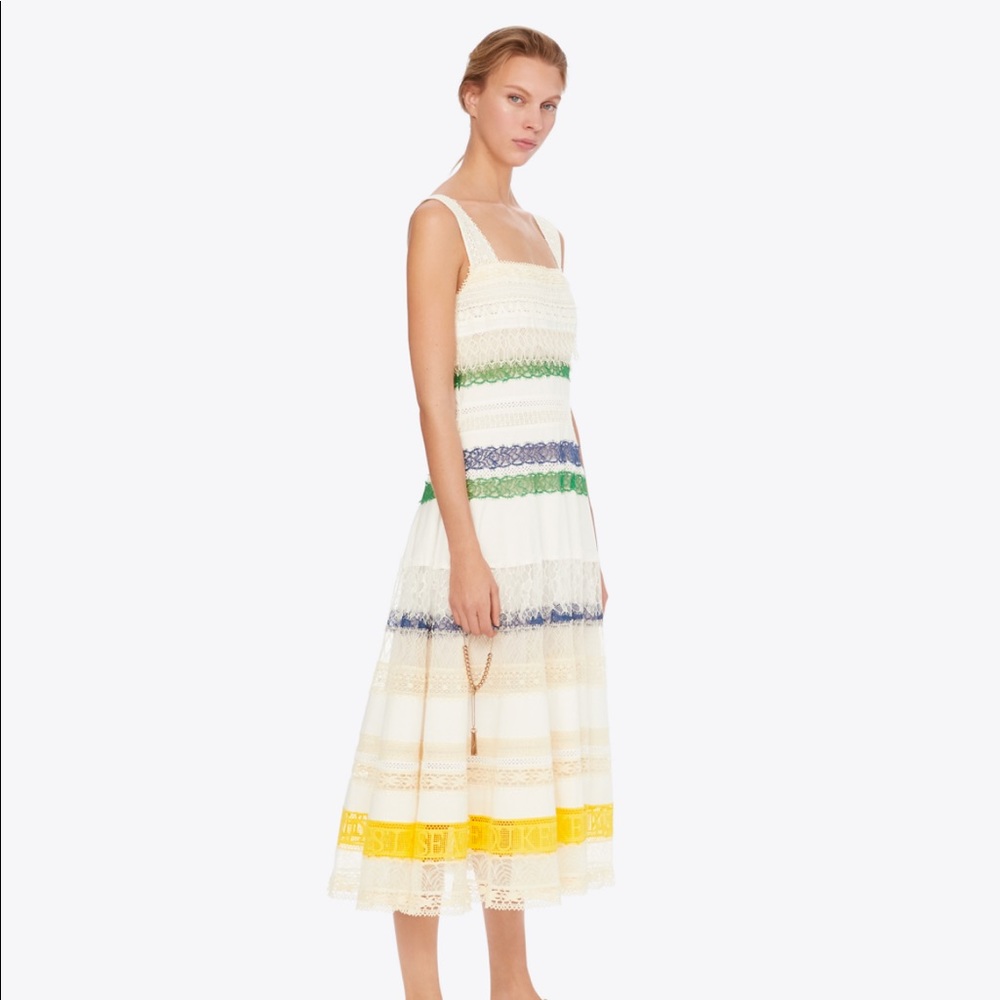 ISO Tory Burch Lace-Trim Dress (Not for Sale)